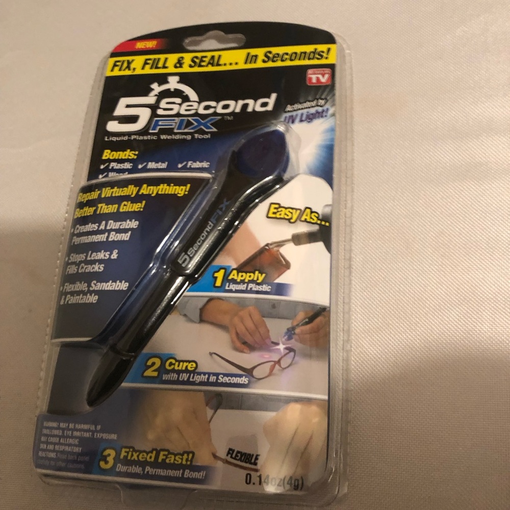 5 Second Fix Liquid Plastic Welding Tool- 929 $15 or $12 w/offer